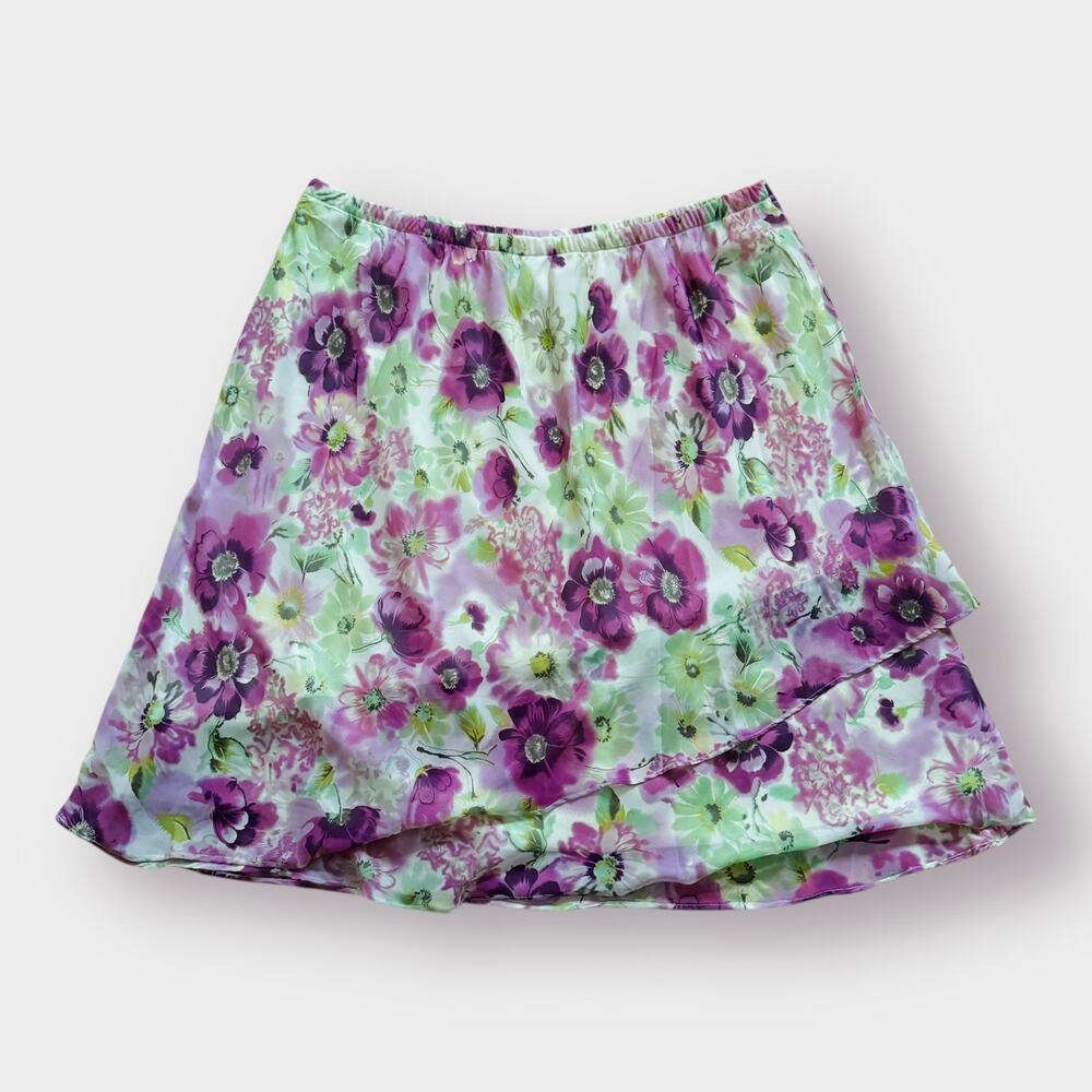 Y2K KSL‎ floral skirt